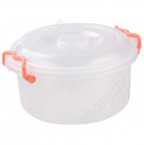 Контейнер кругл.  5,0л крыш.(d28 h14см) (10) 