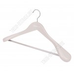 Вешалка (дерево) пудров L45см, широк.плечи (1)