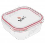 Контейнер д/продуктов,квадратный 0,8л 15х15 h6,5см (12)