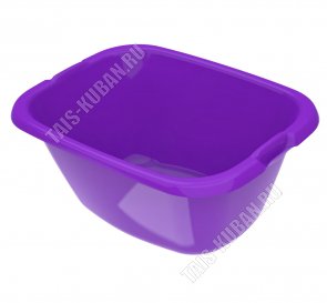 Таз овал 38л фиолет (d60 h26см) (15) 
