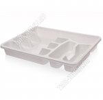 Лоток-вклад д/ст.приб.6отд. белый (38х30 h5см) (24) 