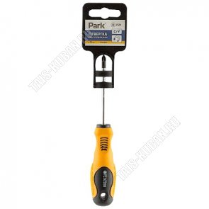 Отвертка Standart крестообр. PZ1х75мм, магн.наконеч.,сталь CrV