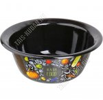Полезная еда/Healthy food Миска черный 0,8л (24)