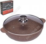 Жаровня 4л d28 h8см с крышкой (6)