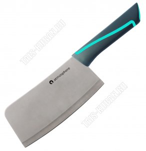 Kyoto/черн.с бирюз.полос Топорик L16,5см,нерж+пласт (12) 