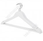 Вешалка (дерево) белый Н-р 3шт L45см (32)