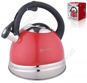 Чайник нерж 3,0л красный матов (6) 