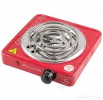 Плита эл. 1конф. ТЭН 1000Вт., 5реж. t, нерж.чаша, 27.5х25х8см.