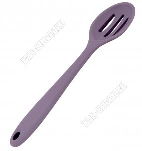 Fantasy лаванда Ложка с прорез L26см (силикон) (12) 