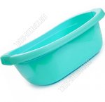 Таз 22л овал, мята (54х40 h20см) с морск.орнам.(5)