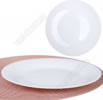Blank Белая Тарелка плоская d25,5см (глад.край) (6)(36)