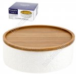 Белье /Бамбук Салатник с бамб.крышк 350мл h14,5см 