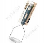 Картофелемялка (нерж) L24см,пластиковая ручка морская волна (6) 