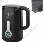 Чайник пластик+нержавеющая сталь 1,7л 2200Вт, чёрный(8) 