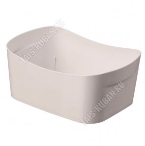 Корзинка овал, бежев 4,5л (29х19 h10,5см) (16) 