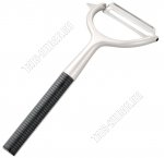 Eletto Овощечистка с горизонт плав. лезв. 15х7см, цинк сплав, АБС пласт.встав.на ручках (72) 