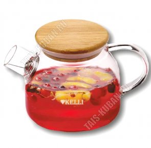 Чайник заварочный ELEGANT стекло 1,0л (18) 
