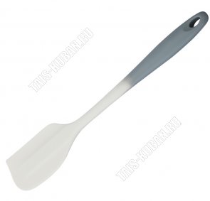 Silicone Лопатка кулинарная узкая (силикон)  L27х5см,цельная (12) 