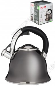 Чайник нерж 2,7л графит матов (12) 