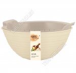 Миска-дуршлаг 4,1л+2,4л шампан (d25 h12,5см) (10)