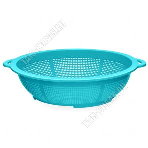 Дуршлаг кругл.(d35,5 h11см) с 2-мя ручками (30)