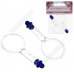 Нитевдеватель с лупой набор 2шт (6,5х3см) пластик (12)