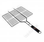 Решетка плоск 40х30см с А/П,черн (2)