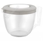 Емкость  д/миксера 1,9л серый,крышка  с отверст (d17 h15см) (12)