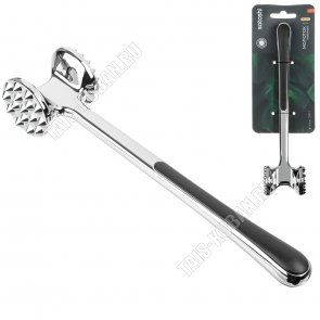 Сигма Молоток для мяса 2-х сторонний L22см 5х4см 273г (12) 