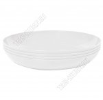 Тарелка плоск.с бортиком Н-р 4шт (d25 h2см) белый (18)