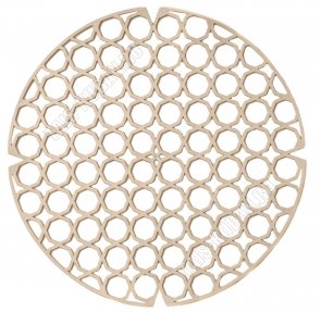 Решетка для раковины круглая d27см, слоновая кость (30) 