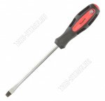 Отвертка Anti-Slip шлиц SL8х150мм CrV,2-х комп.руч,магнит.жало (12)
