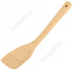 Бамбук Лопатка с углеблен,изогнут L30 8х7см,толщ.0,5мм, 