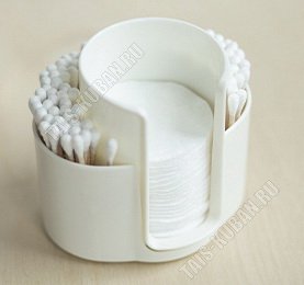 Контейнер д/хранен ватн.дисков, палочек