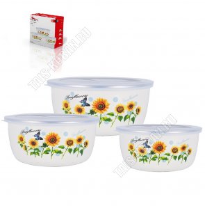 Миска эмалированная набор 3шт 