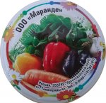 МАРАНДЕ Крышка д/консерв.СКО-1-82 ,полноцвет,литограф.