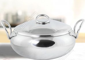 MIRROW Кастрюля 6,2л d26см с металлической крышкой (4) 