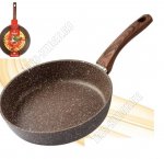 Сковорода d22 h6см,ручка бакел 