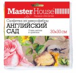 Салфетка микрофиб,глад.ворс (30х30см) 