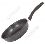 Черный Сковорода d24 h6cм (5)