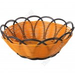 Сухарница-хлебница п/дерево круг.(d22 h7см) 