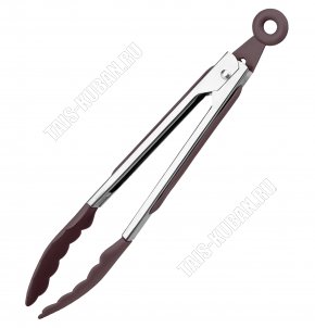 Щипцы кухонные (нержавеющая сталь+пластик) 