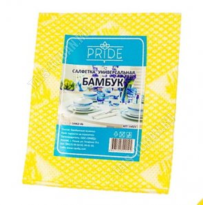 Салфетка бамбук 3шт (34х38см) микс (40) 