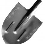 Лопата б/ч штыковая, с ребрами жестк,остроконеч,1,2мм. ЛКО (10)