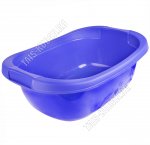 Таз 15л овал, синий (46х35 h18см) с морск.орнам.(10) 