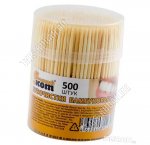 Зубочистки (бамбук) 500шт, Рыжий кот (50)