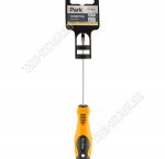 Отвертка Standart шлицевая SL4х100мм, магн.наконеч.,сталь CrV