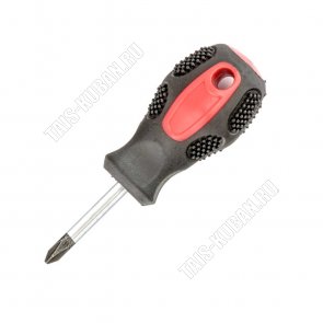 Отвертка Anti-Slip крест РН1х38мм CrV,2-х комп.руч,магнит.жало (12)