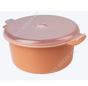 Контейнер круг,терракот 3,4л (d22 h10см) (24)