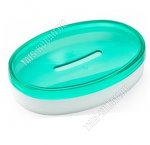 Мыльница овал,с поддон L13х9 h3см 